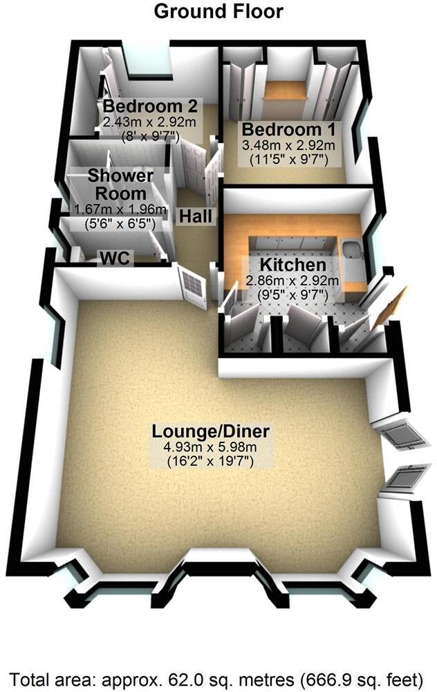 Newfield Chase, Garforth, Leeds, LS25 floorplan