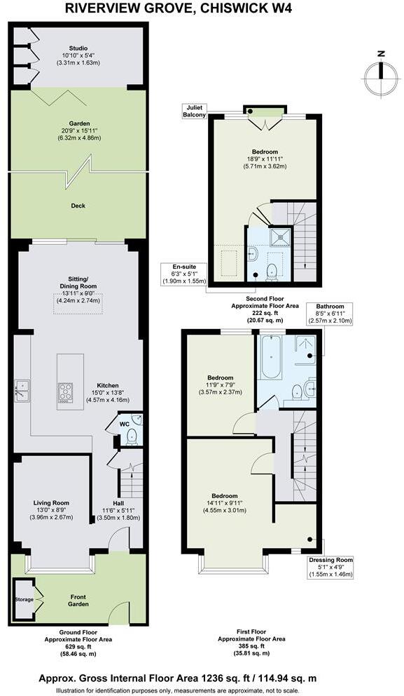 Riverview Grove, Chiswick, W4 floorplan