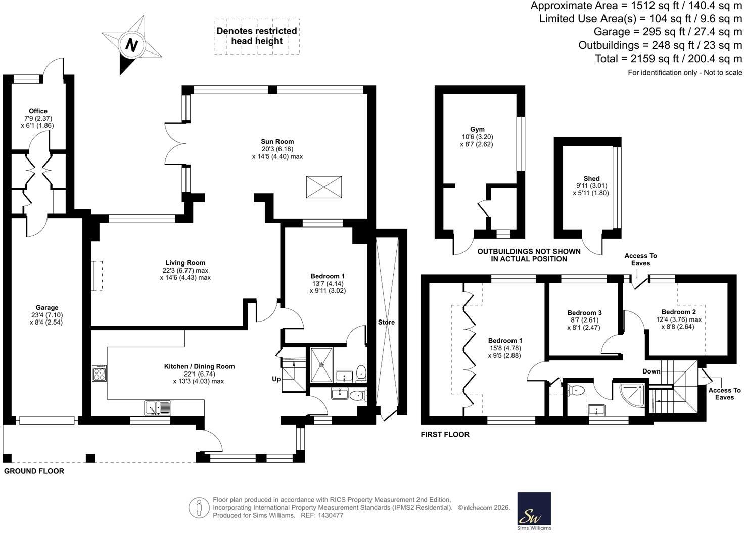 Limmer Lane, Felpham floorplan