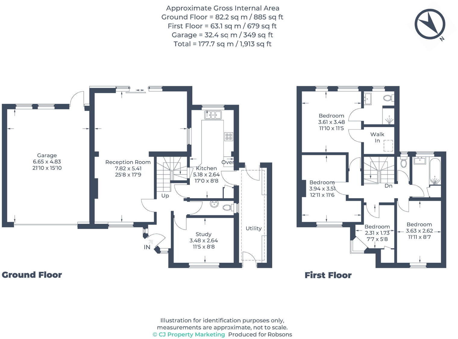 Hill Rise, Rickmansworth, Herts. WD3 floorplan
