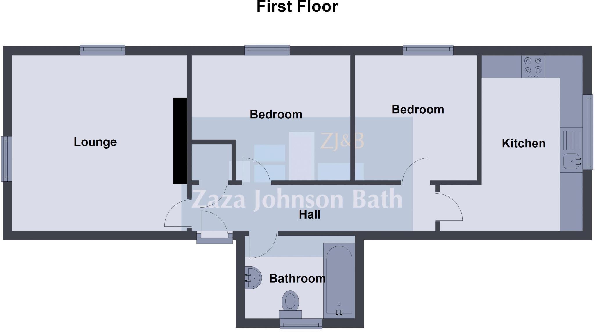 Apartment 2, Yew Tree Villa, New Street, Shrewsbury, SY3 8JF floorplan