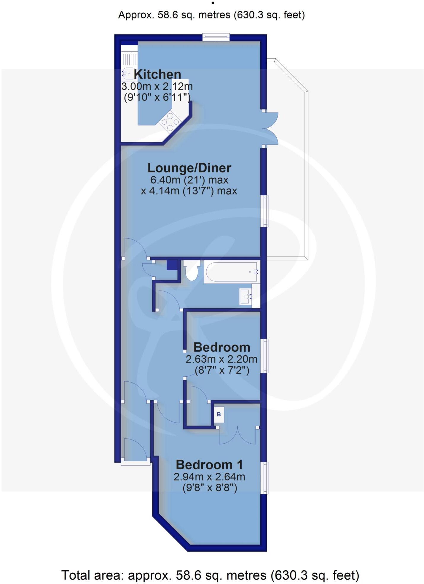 The Square, Northam floorplan