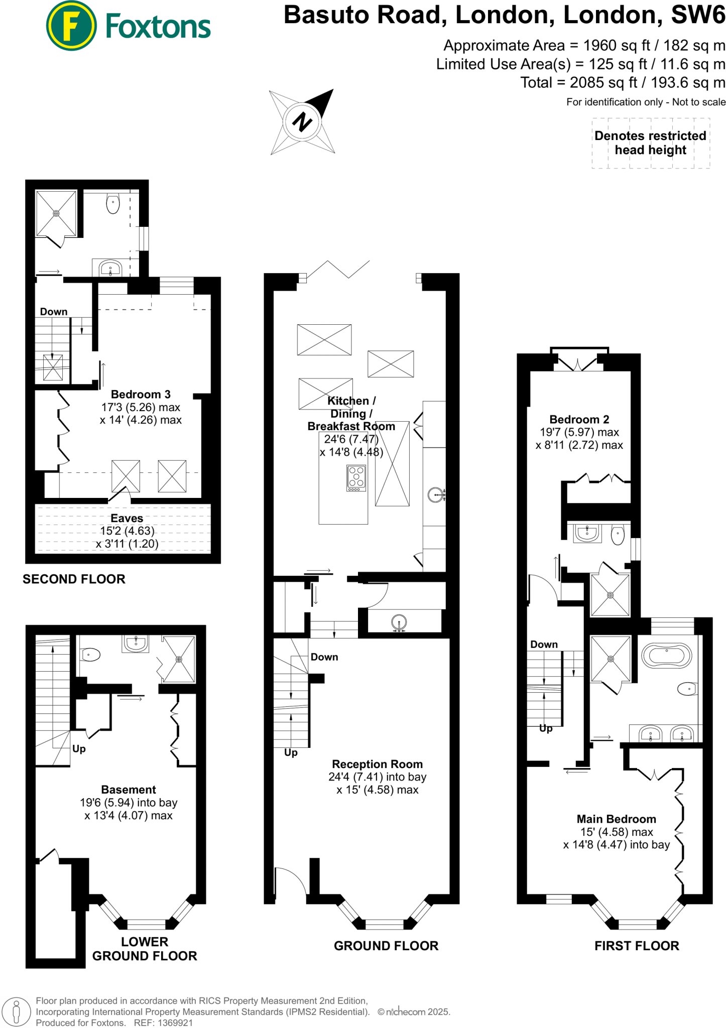 Basuto Road, Parsons Green, London, SW6 floorplan