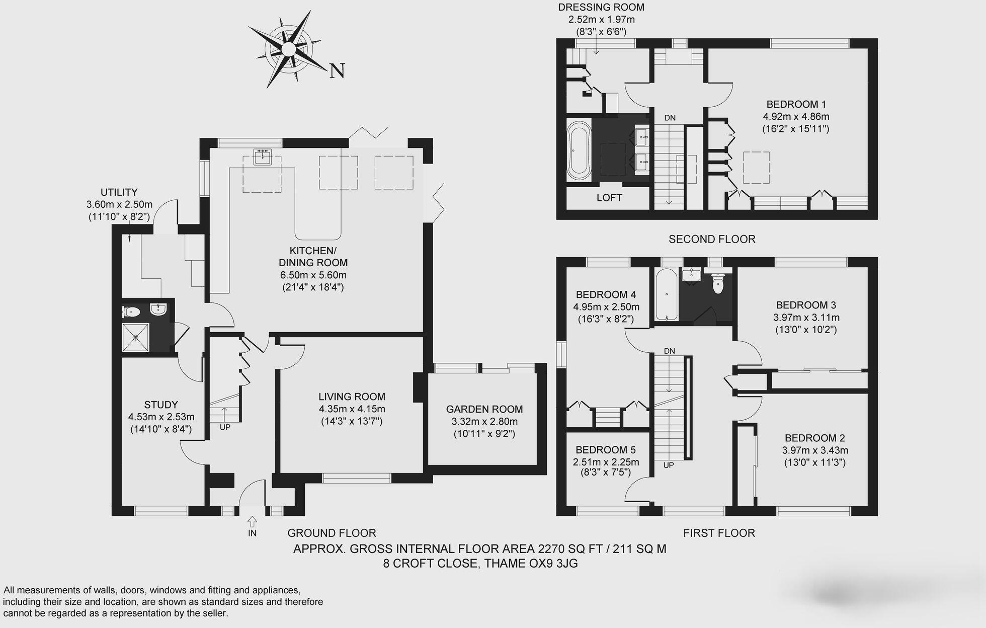 Croft Close, Thame, OX9 floorplan