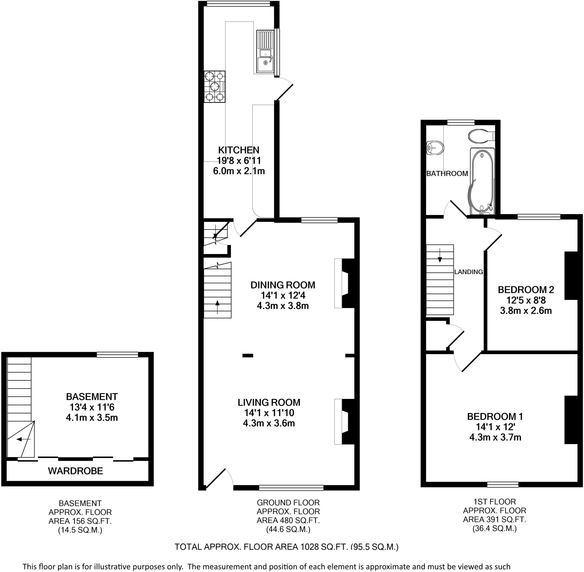Park Street, St. Albans, Hertfordshire, AL2 floorplan