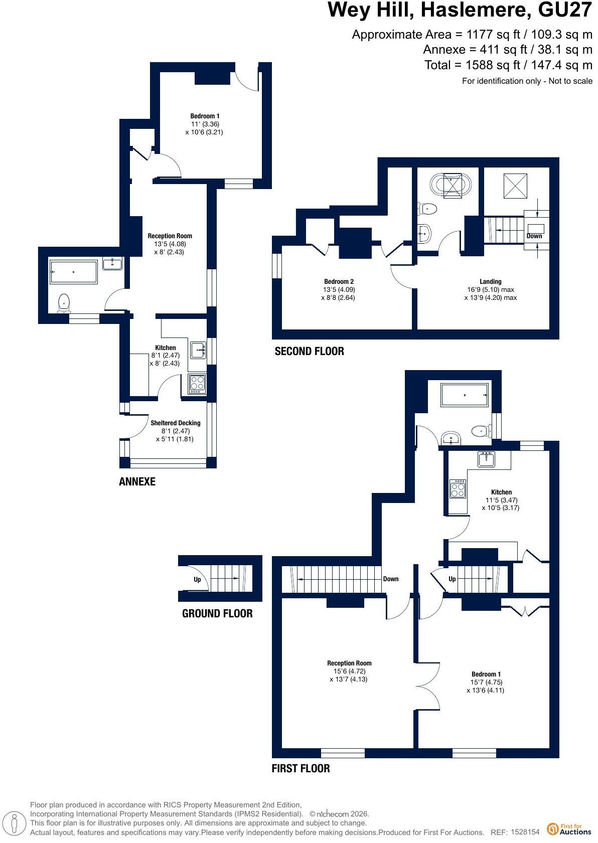 Wey Hill, Haslemere, Surrey floorplan