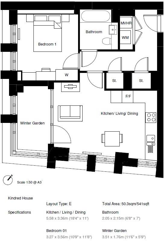 Kindred House, Scarbrook Road, Croydon, CR0 floorplan