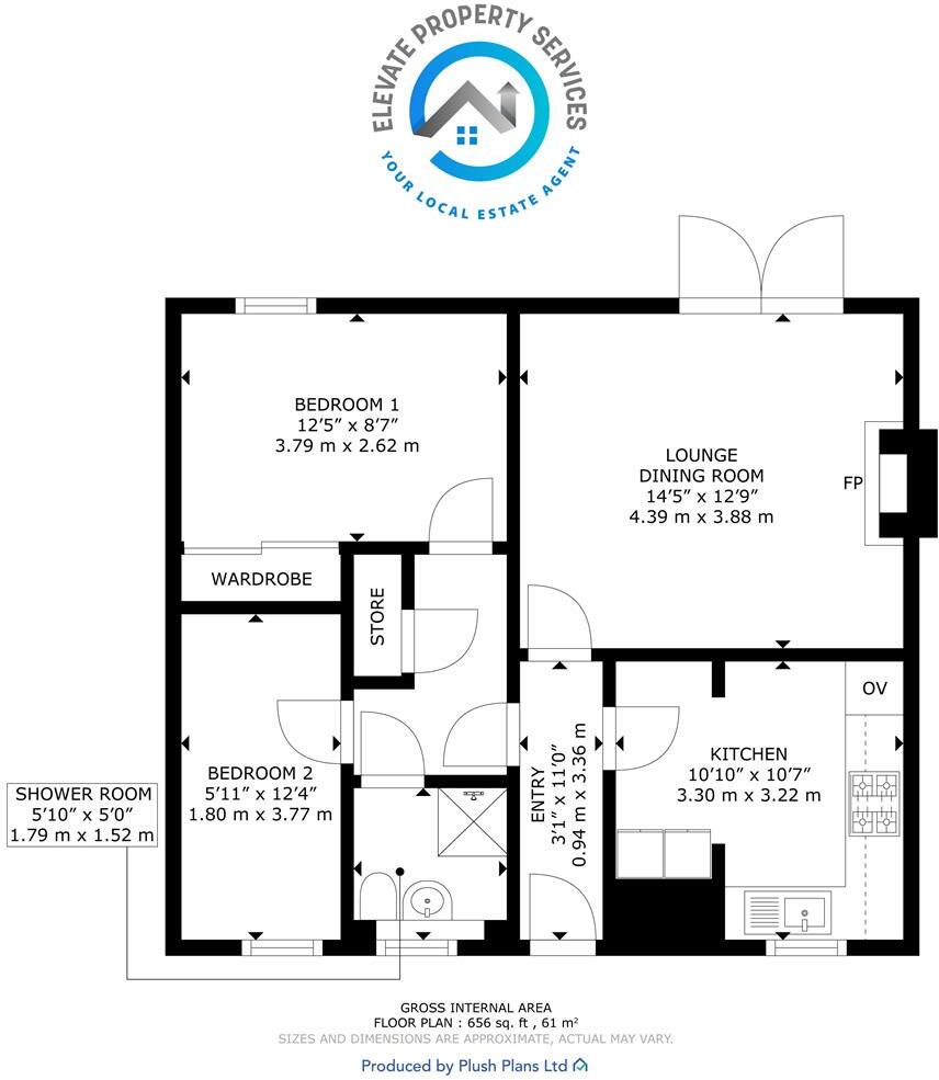 Durban Avenue, Clydebank floorplan