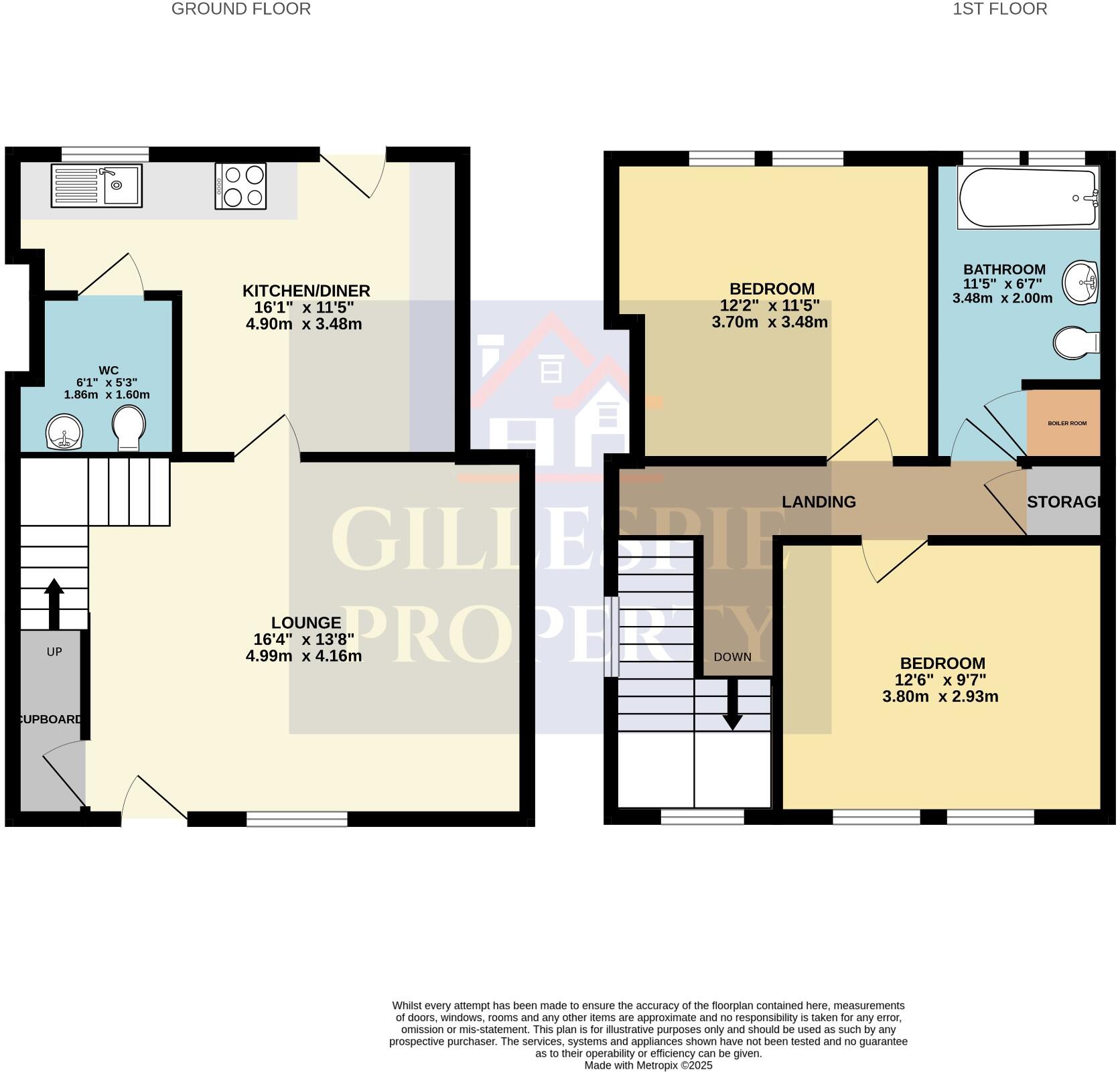 33 Tryst Road, Stenhousemuir, Larbert, Stirlingshire, FK5 4QH floorplan
