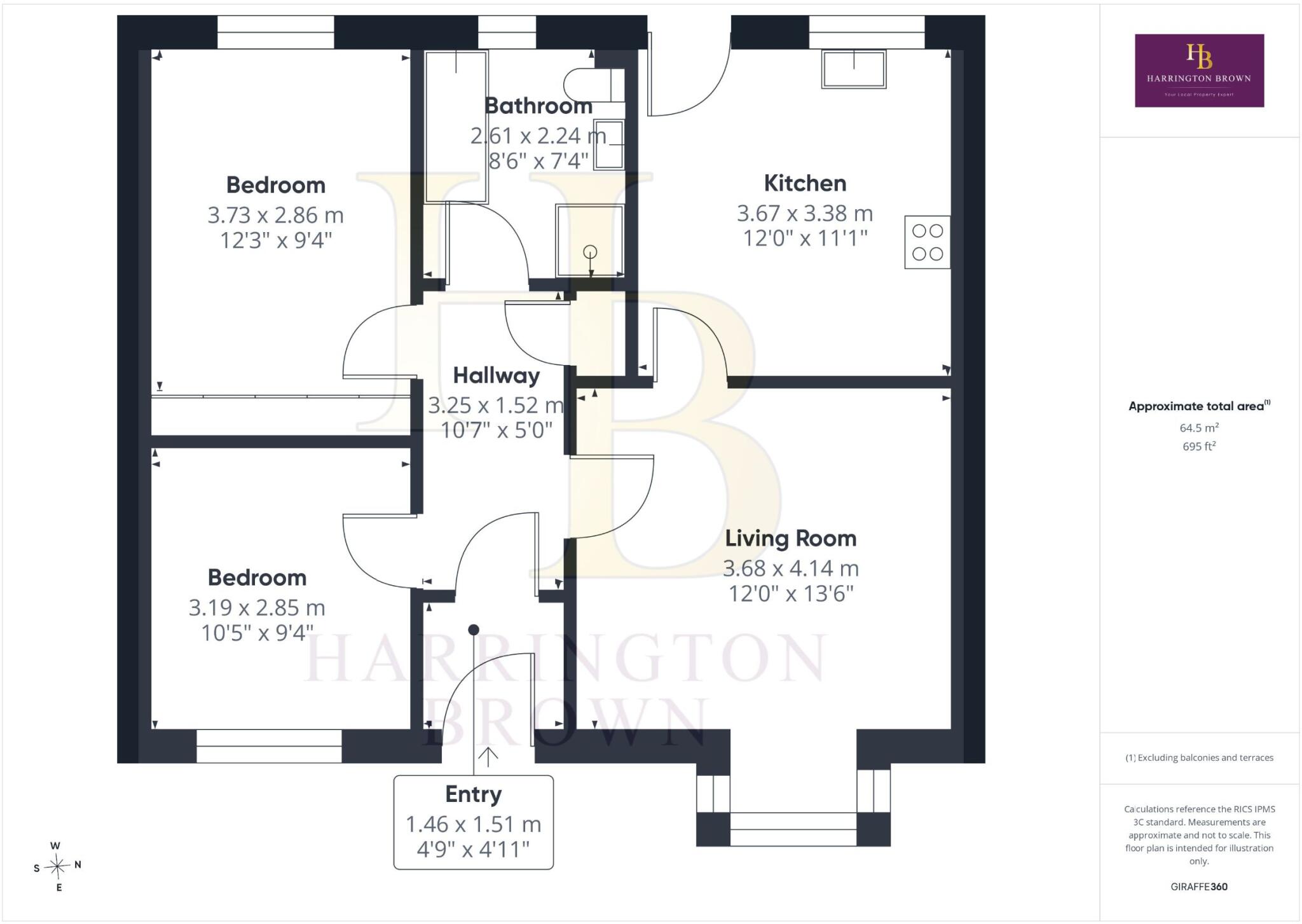 Sandringham Court, Consett floorplan