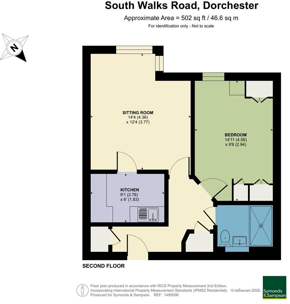Southfield House, South Walks Road, Dorchester floorplan