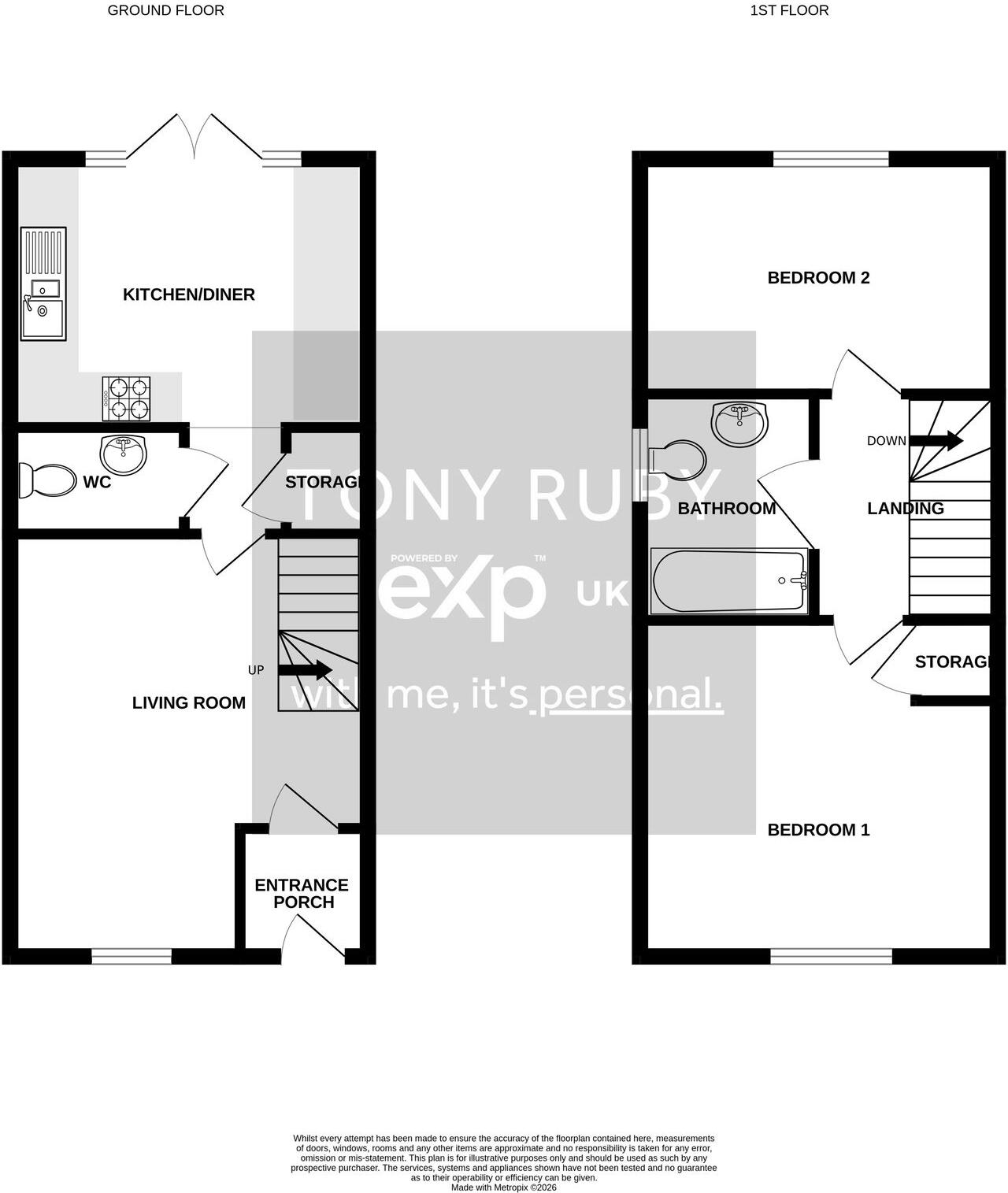 Totnes Place in Grantham floorplan