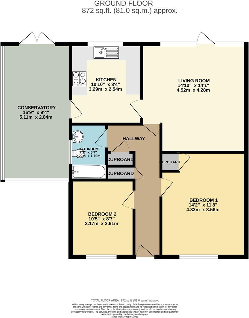 Swanley Close, Eastbourne, BN23 7JW floorplan
