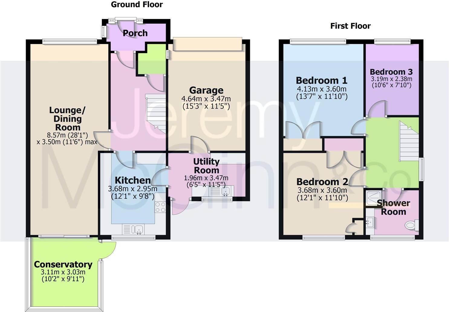 Appleby Close, Great Alne, Alcester floorplan