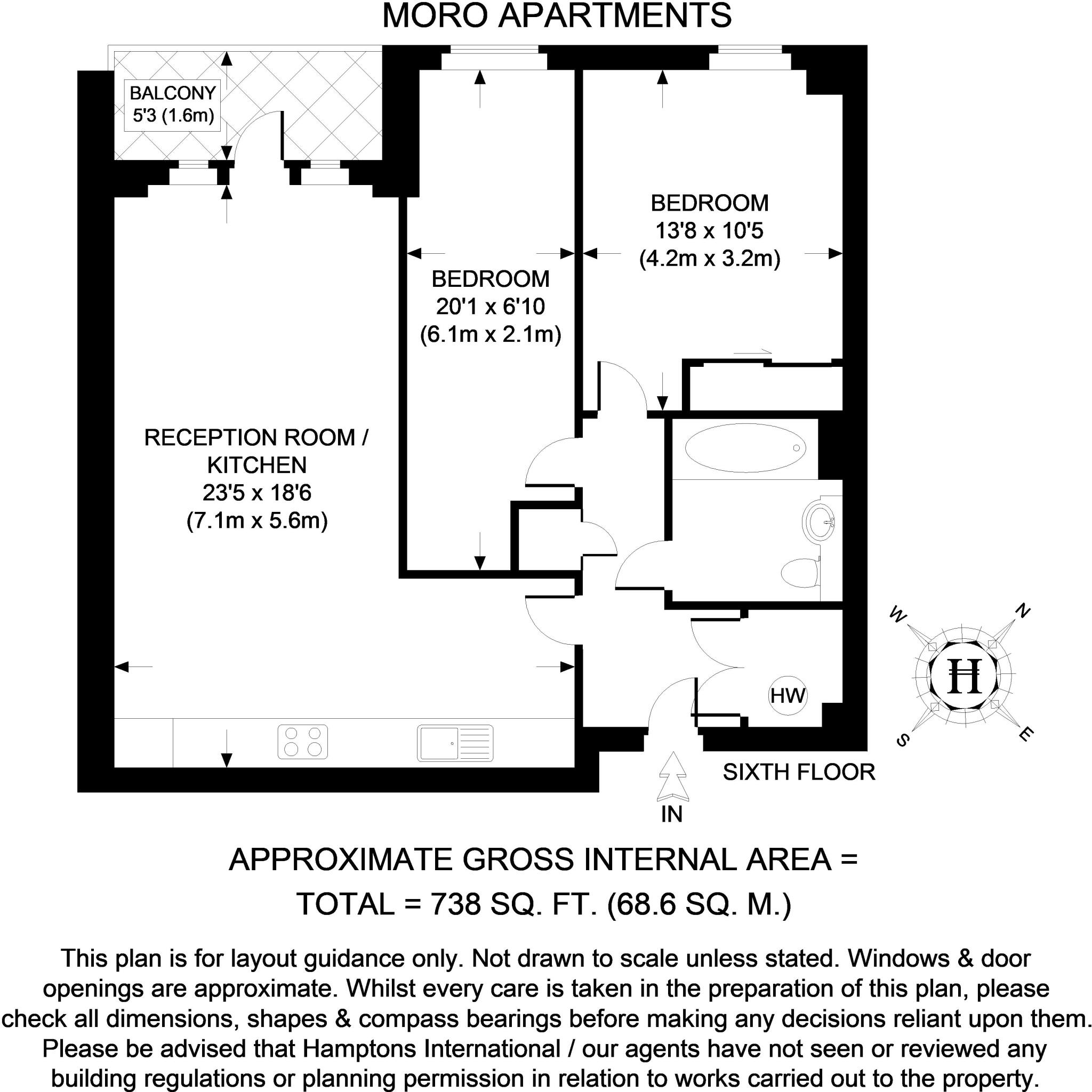 New Festival Avenue, E14 floorplan