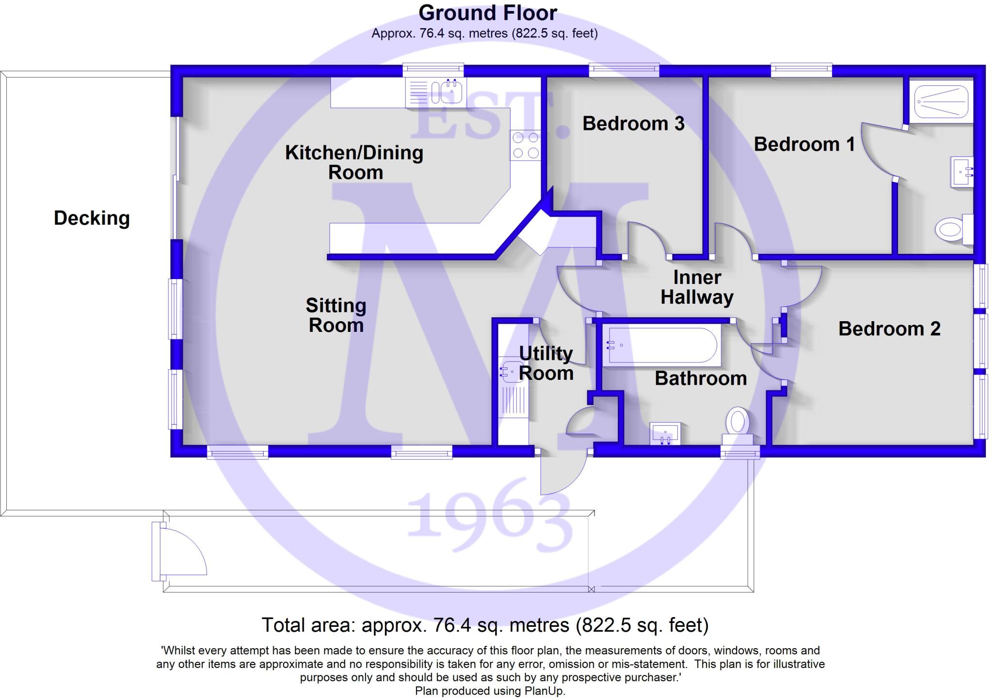Chewton Meadow, Hoburne Naish Holiday Park, Barton On Sea, Hampshire, BH25 floorplan