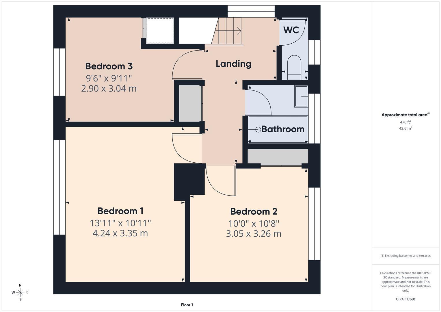 Ewhurst Road, West Green, Crawley floorplan