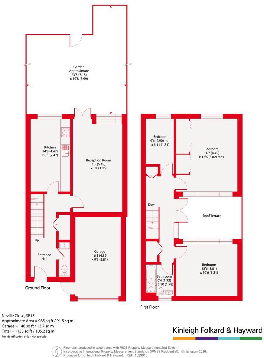 Neville Close, London, SE15 floorplan