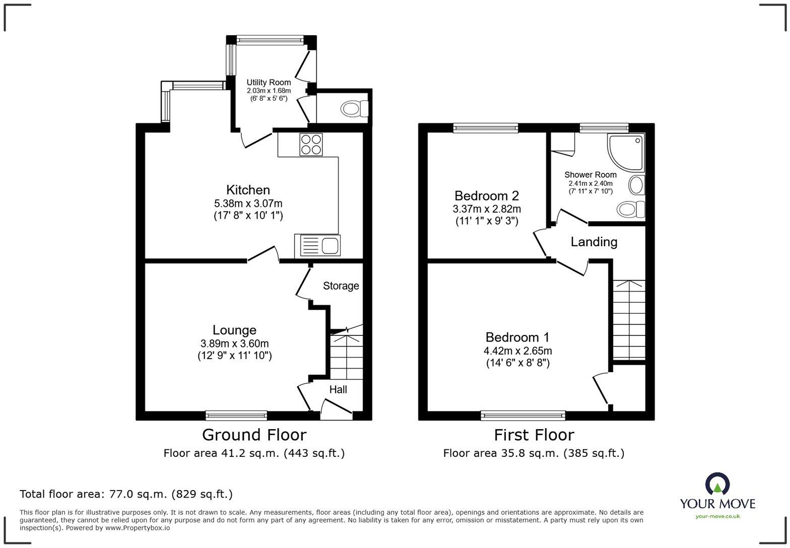 Bardon Road, Barwell, Leicester, Leicestershire, LE9 floorplan