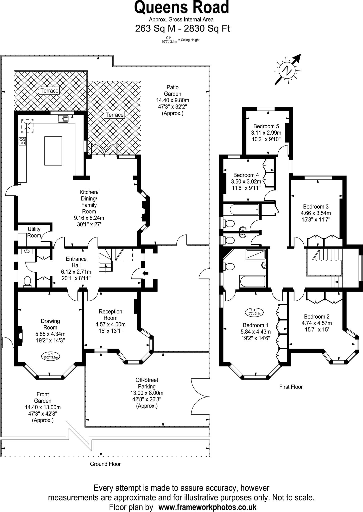 Queens Road, Richmond floorplan