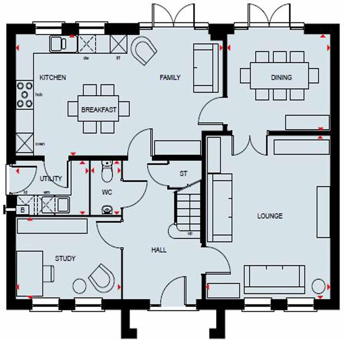 York Way, 
Northampton, Northamptonshire, 
NN5 7PZ floorplan