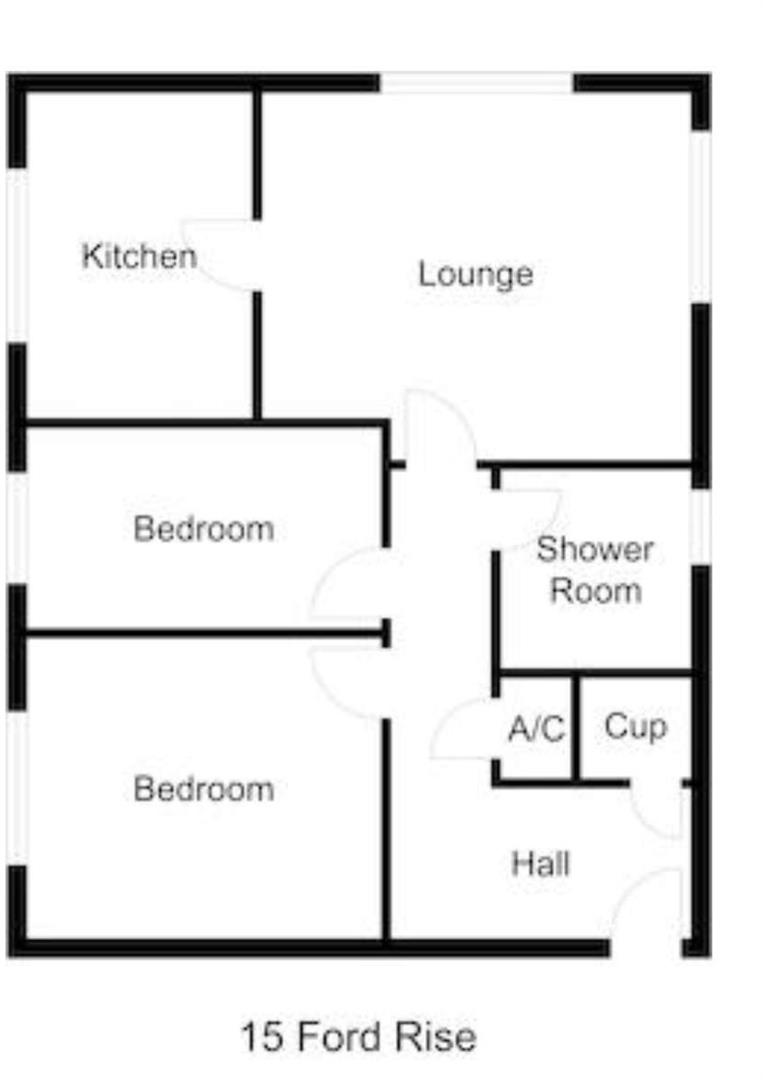 Ford Rise, Stocksfield floorplan