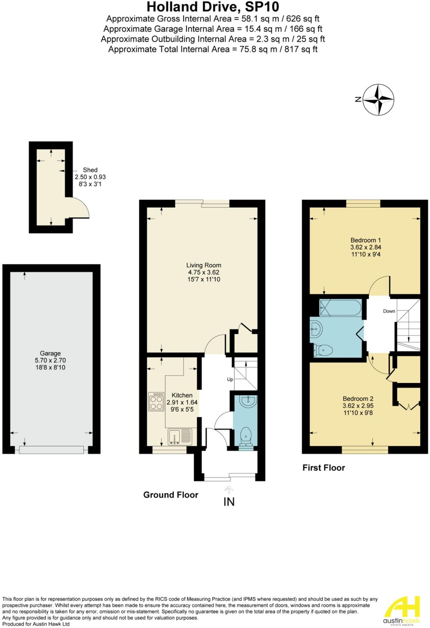 Holland Drive, Andover, SP10 floorplan