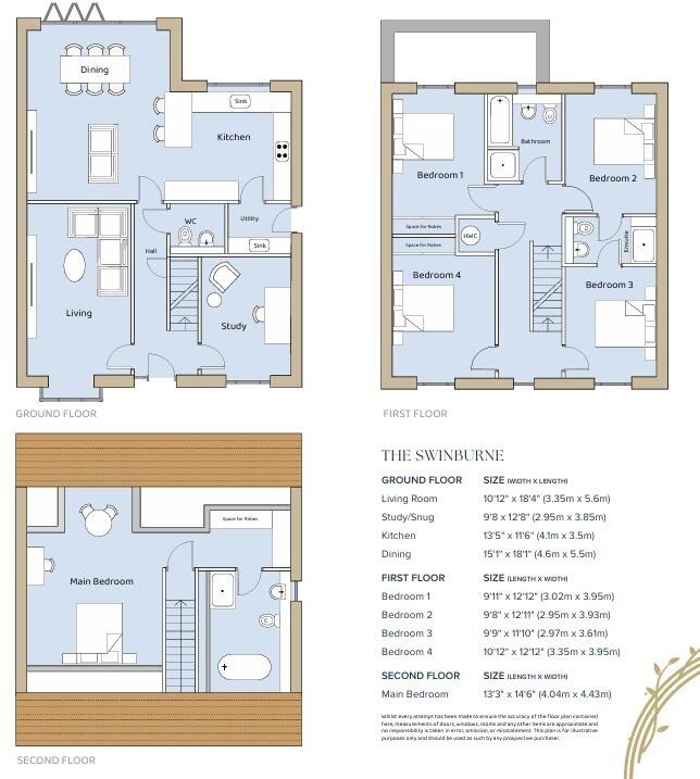 The Swinburne, Hamsterley Pastures, Bishop Auckland, DL13 3BU floorplan