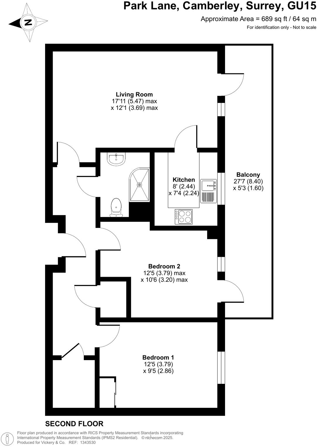Park Lane, Camberley, Surrey, GU15 floorplan