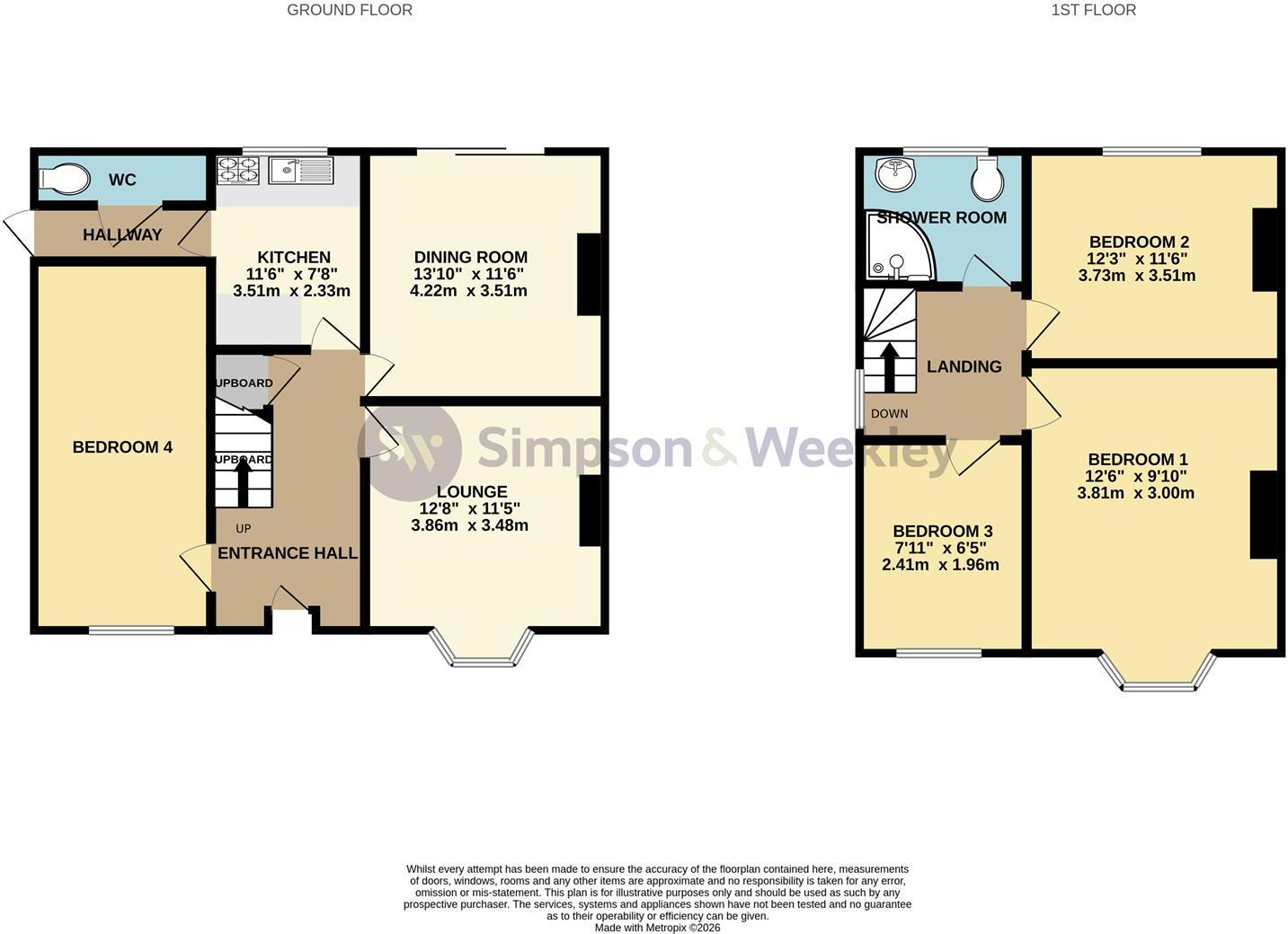 NN8 Ridgeway, Wellingborough floorplan