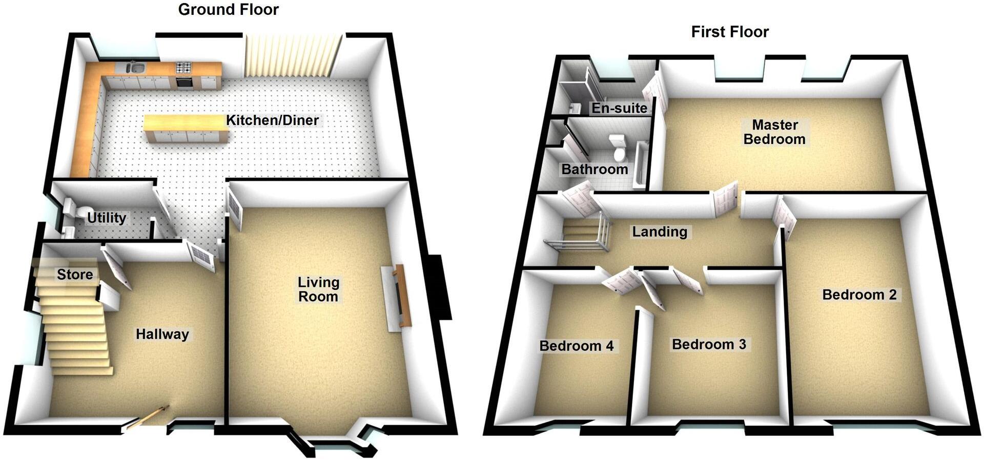 Hillcrest Road, Langho, BB6 floorplan
