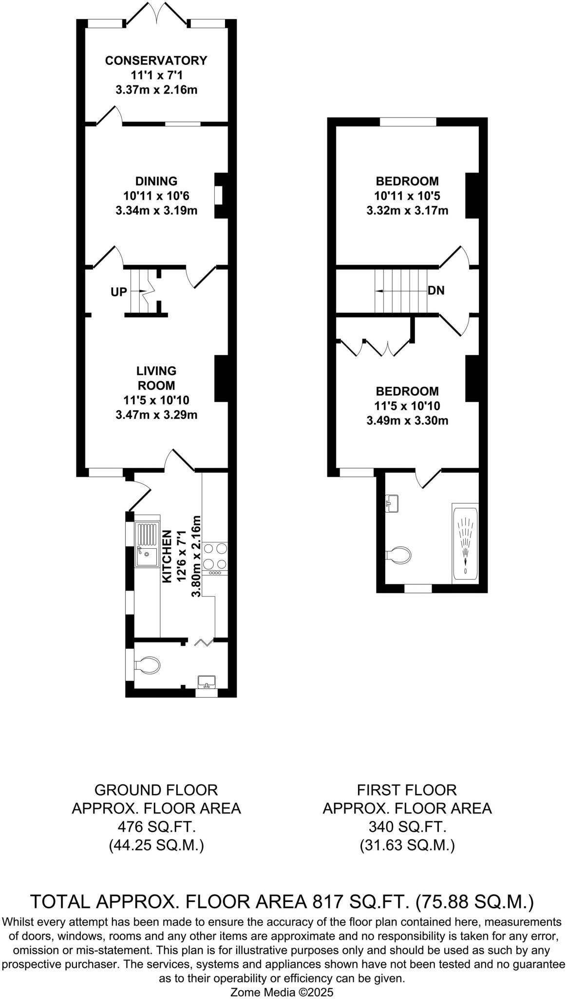 Hawden Road, Tonbridge, TN9 floorplan