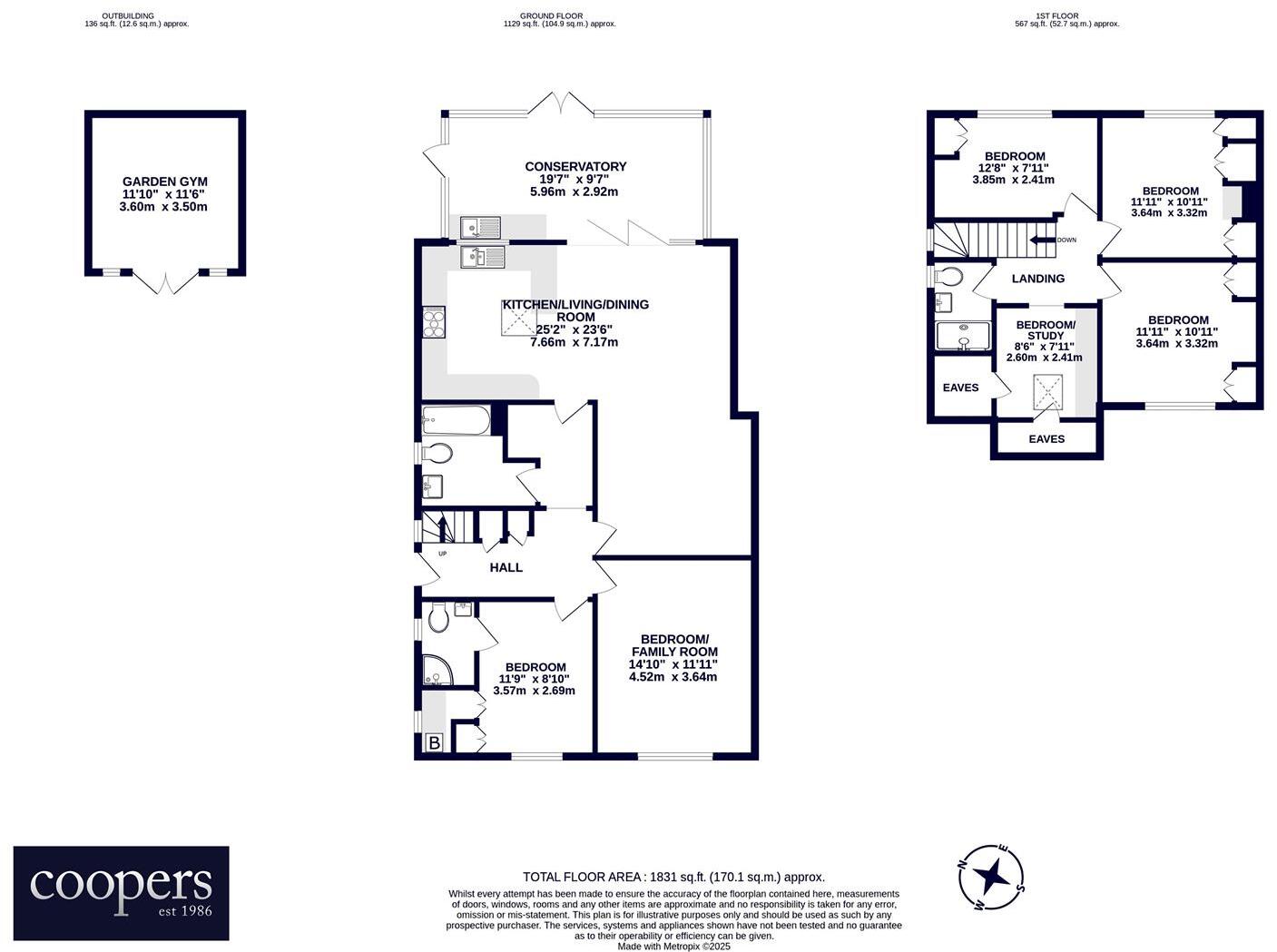 Manor Waye, Uxbridge, UB8 floorplan