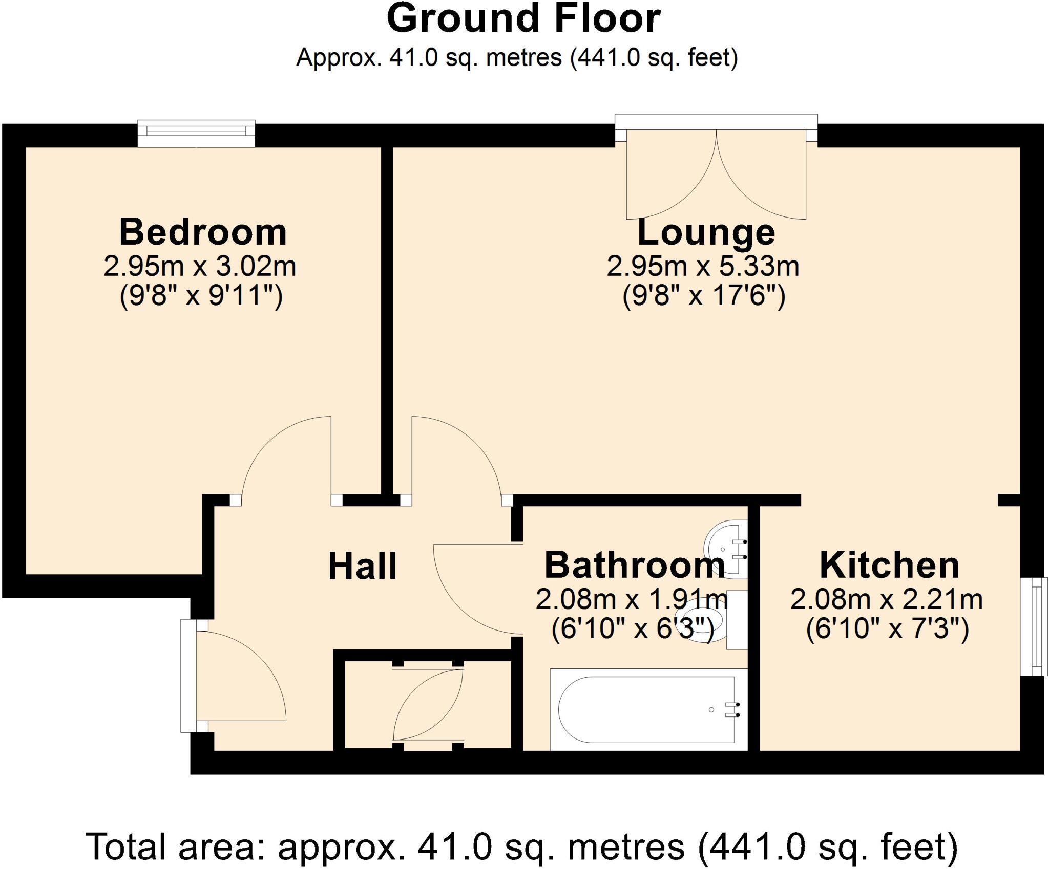 Blease Close, Staverton floorplan