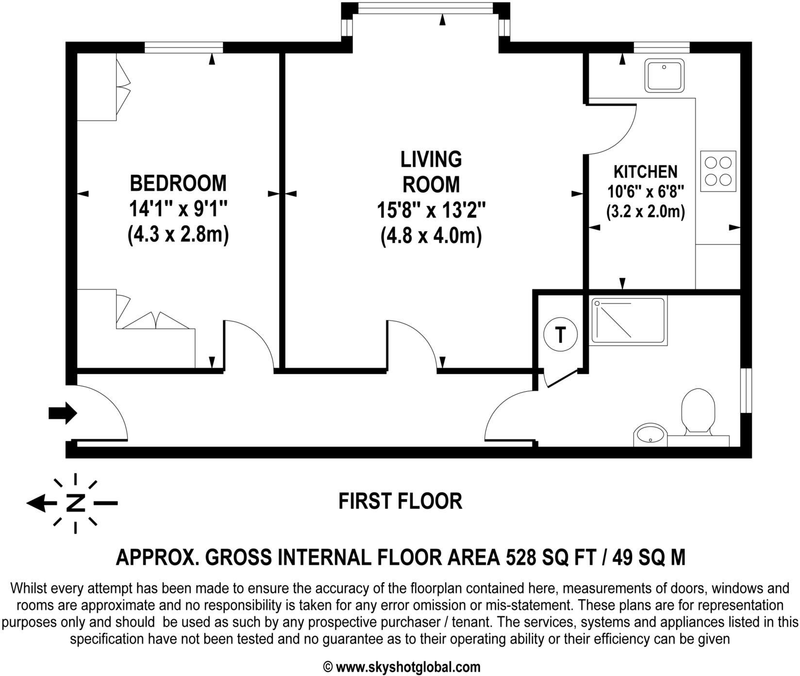 Talbot Lodge, Esher floorplan