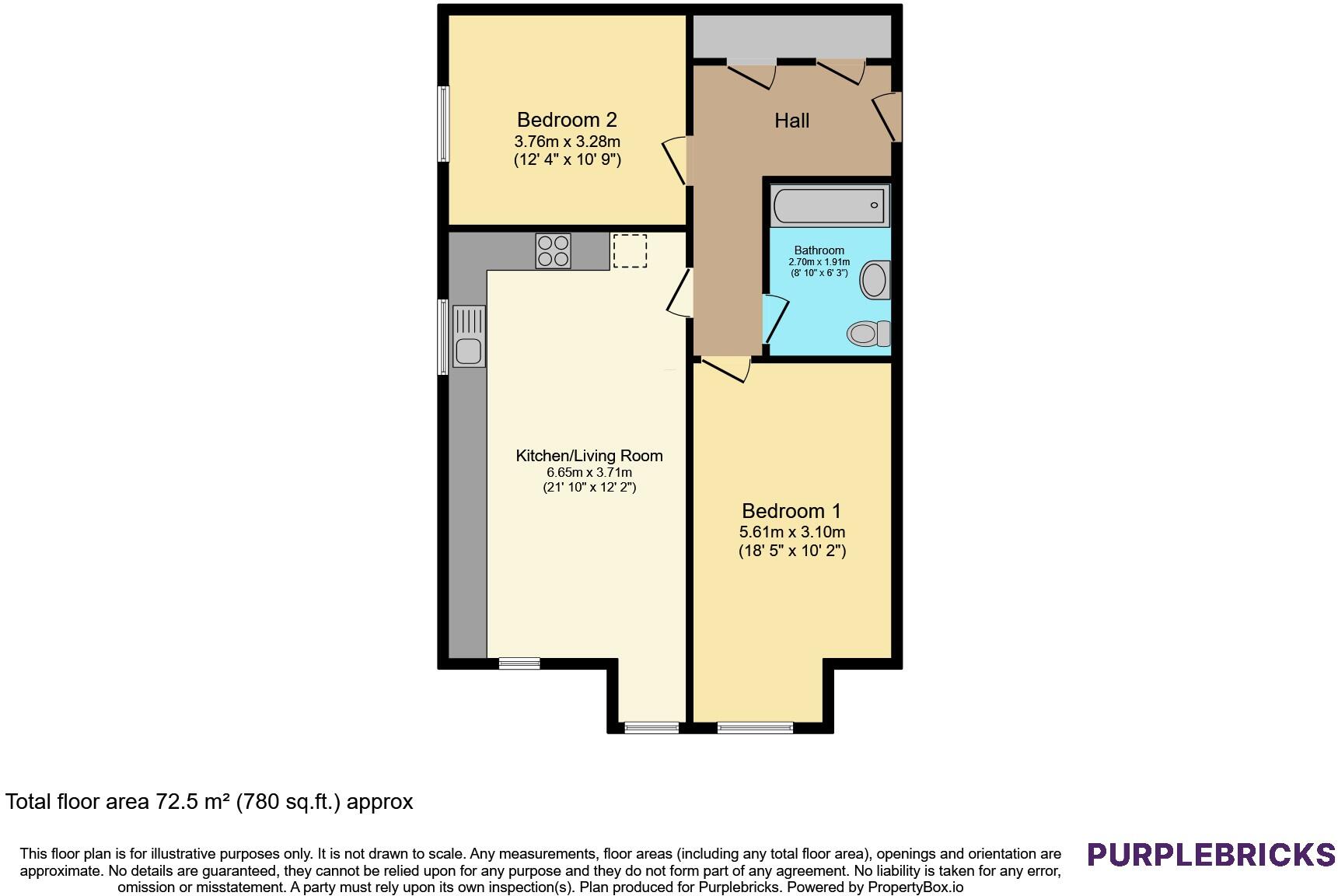 4 Wheat Gardens, Yapton, Arundel, BN18 floorplan