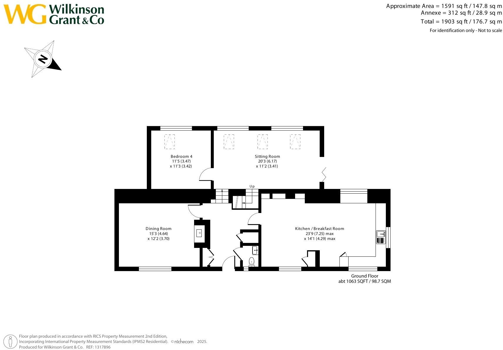 Prospect Gardens, Exeter, Devon floorplan
