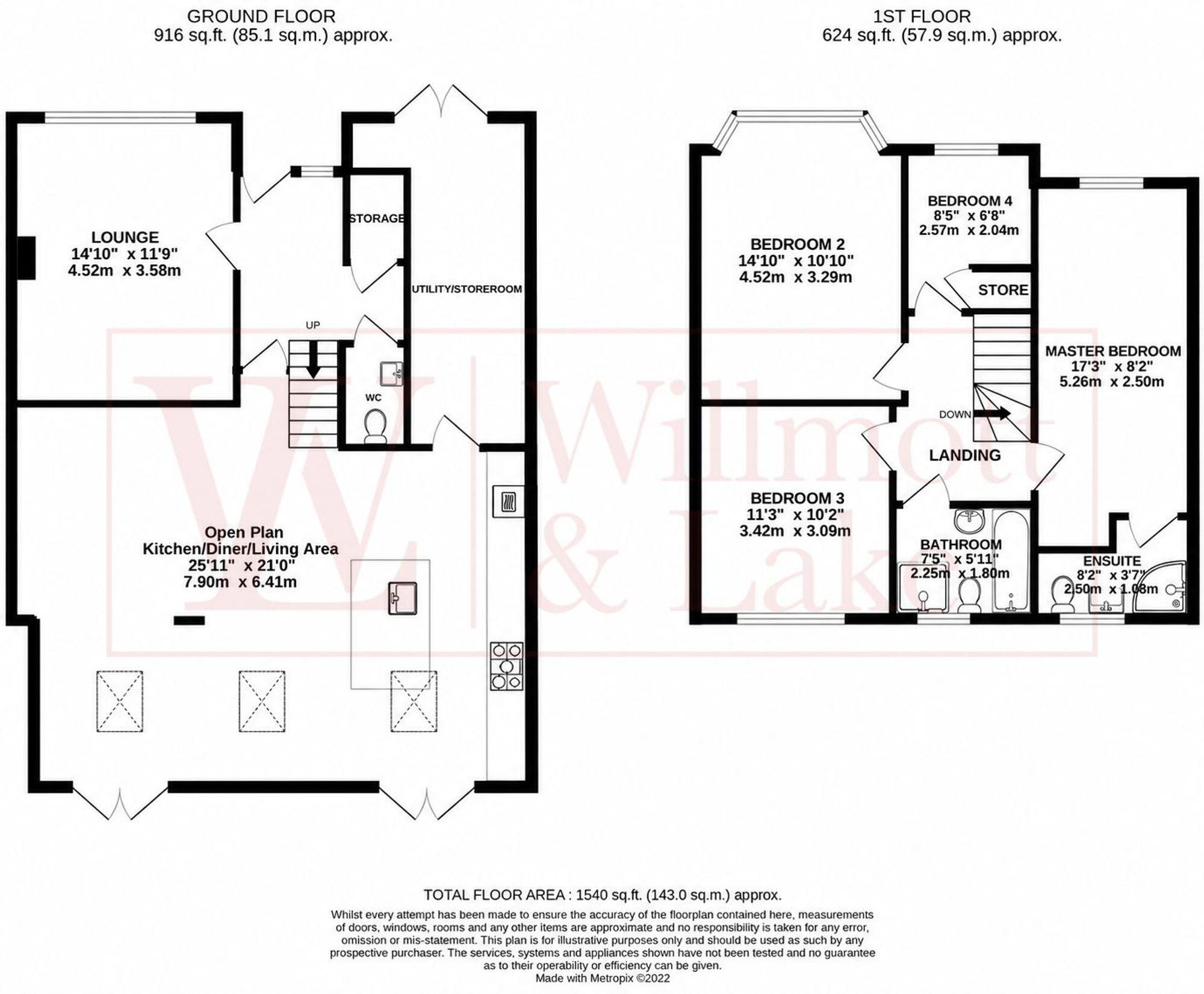 Proctors Way, Bishop's Stortford, CM23 floorplan