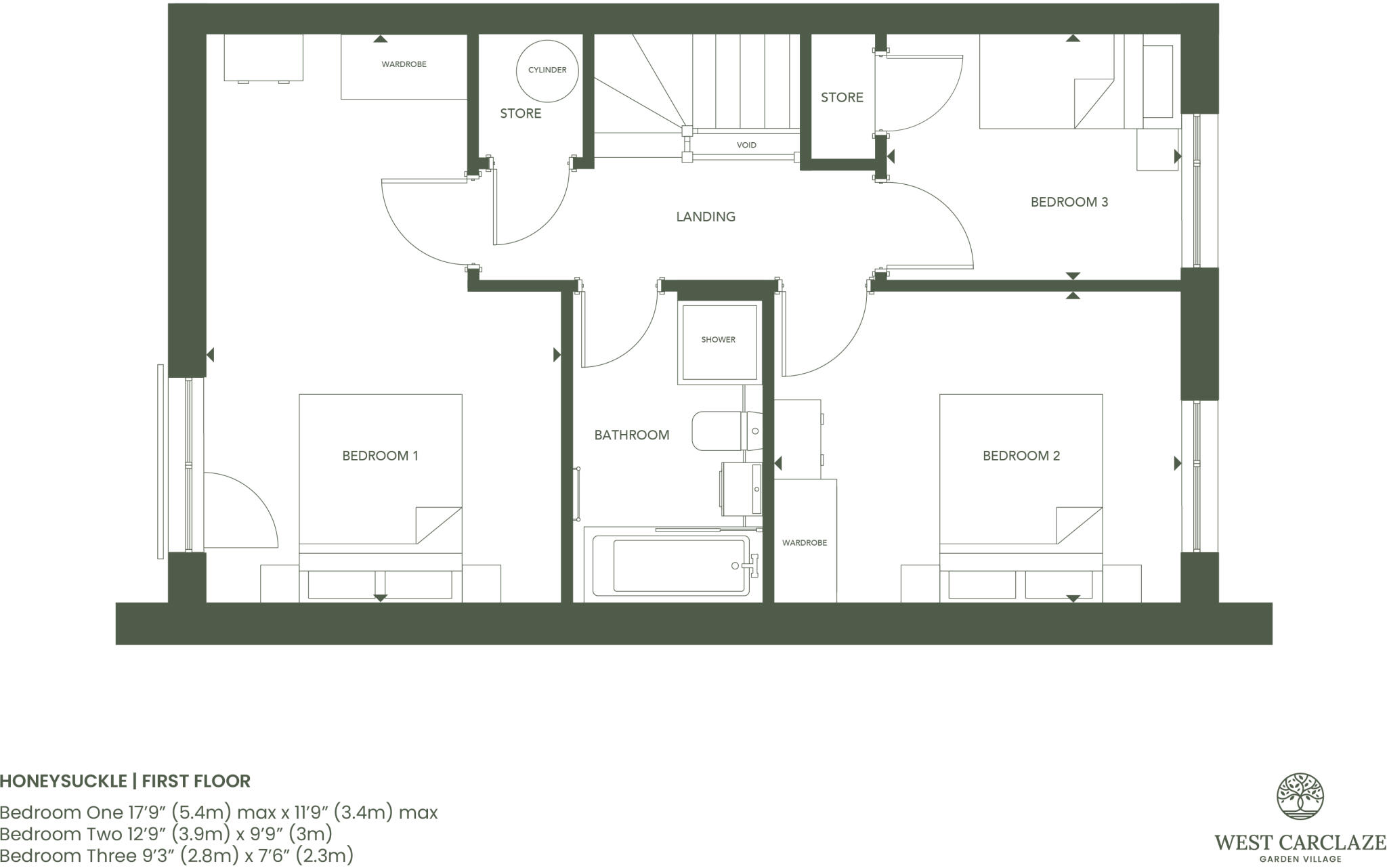 West Carclaze Garden Village, St. Austell, Cornwall, PL26 floorplan