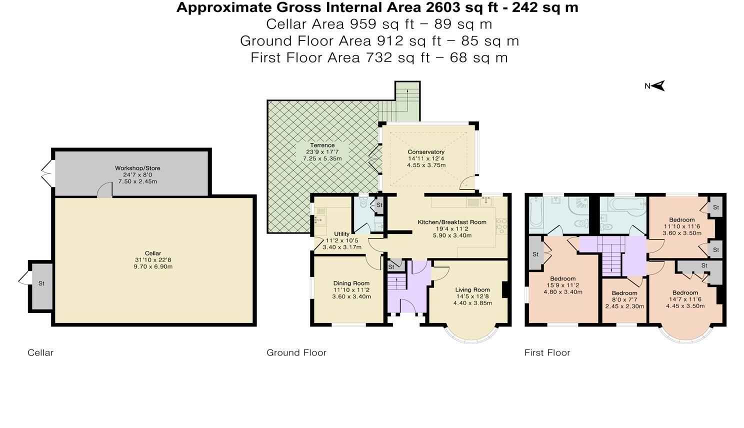 Kidmore Road, Caversham Heights, Reading floorplan