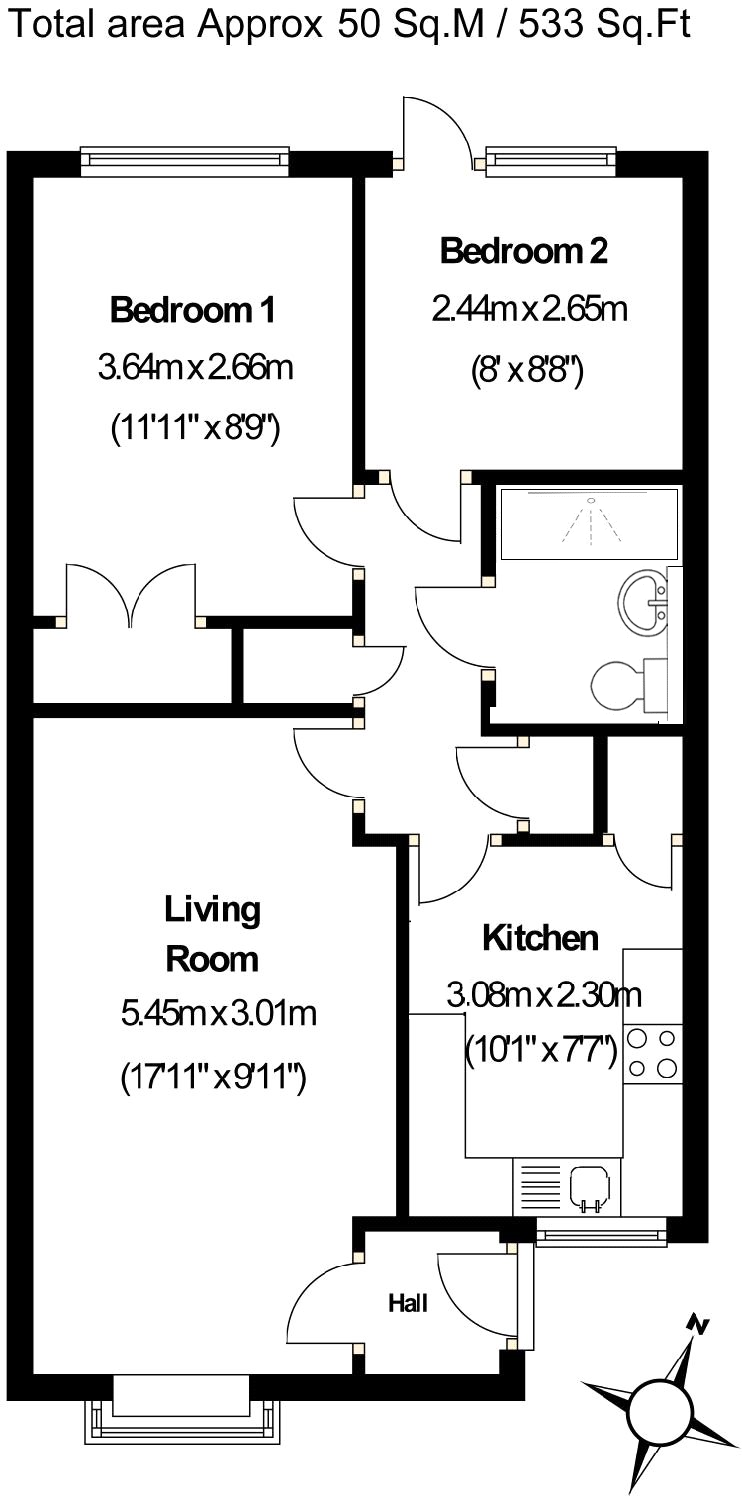 Fairmead, Woking, Surrey, GU21 floorplan
