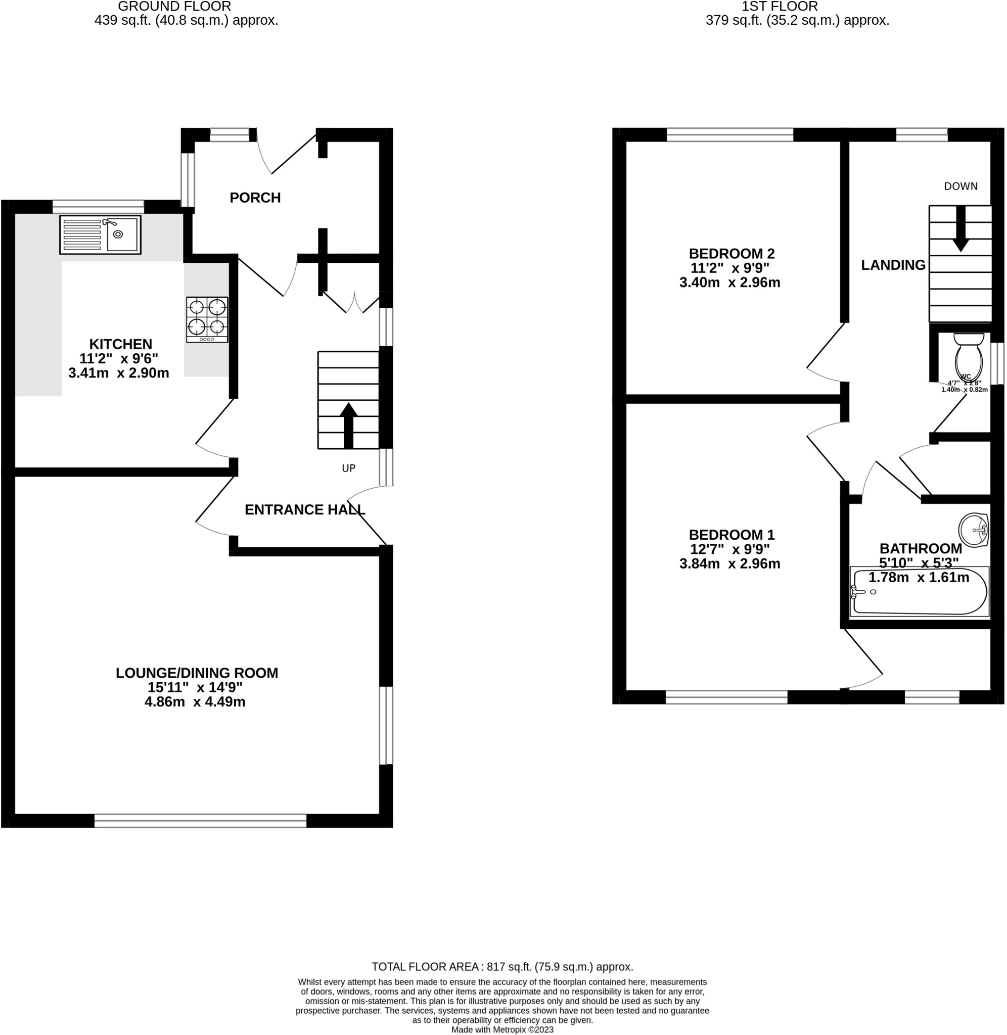 Townfields, Knutsford floorplan