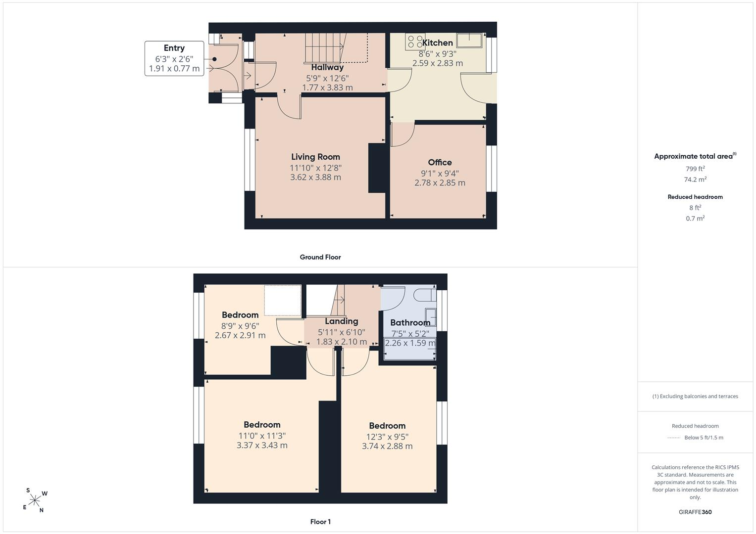 Mapleleaze, Brislington floorplan