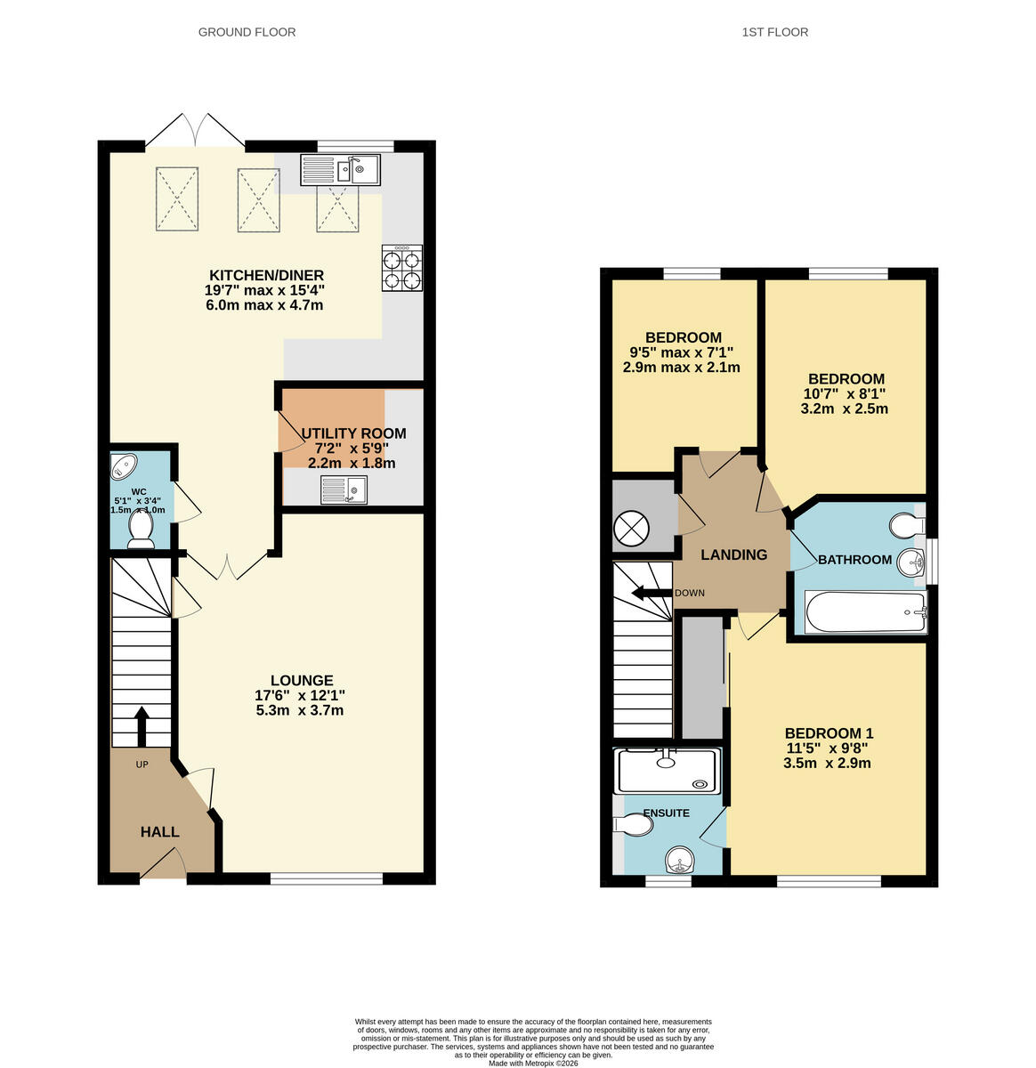 Hophurst Drive, Crawley, RH10 floorplan
