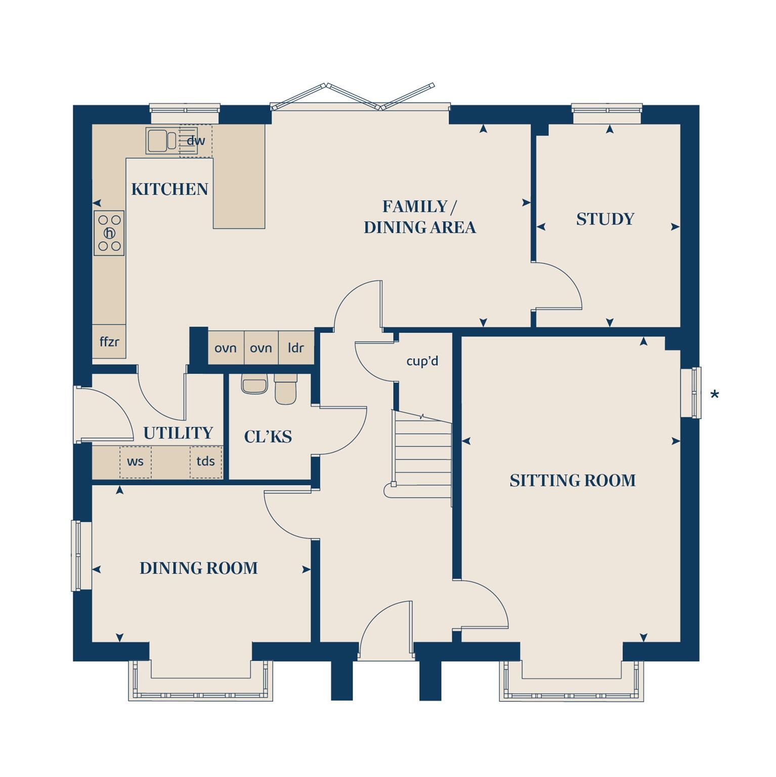 Watermill Way, Collingtree, Northampton floorplan