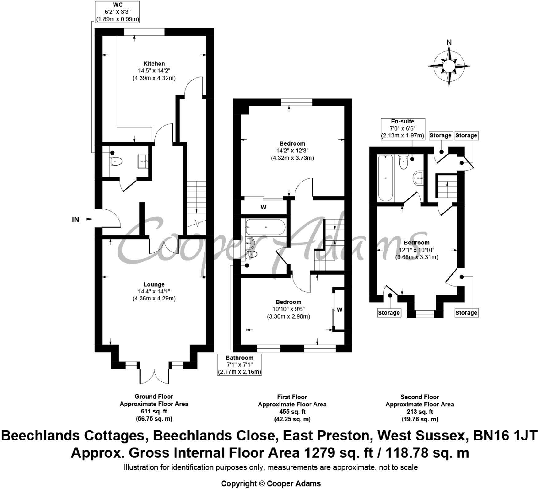 Beechlands Close, East Preston - BN16 1JT floorplan