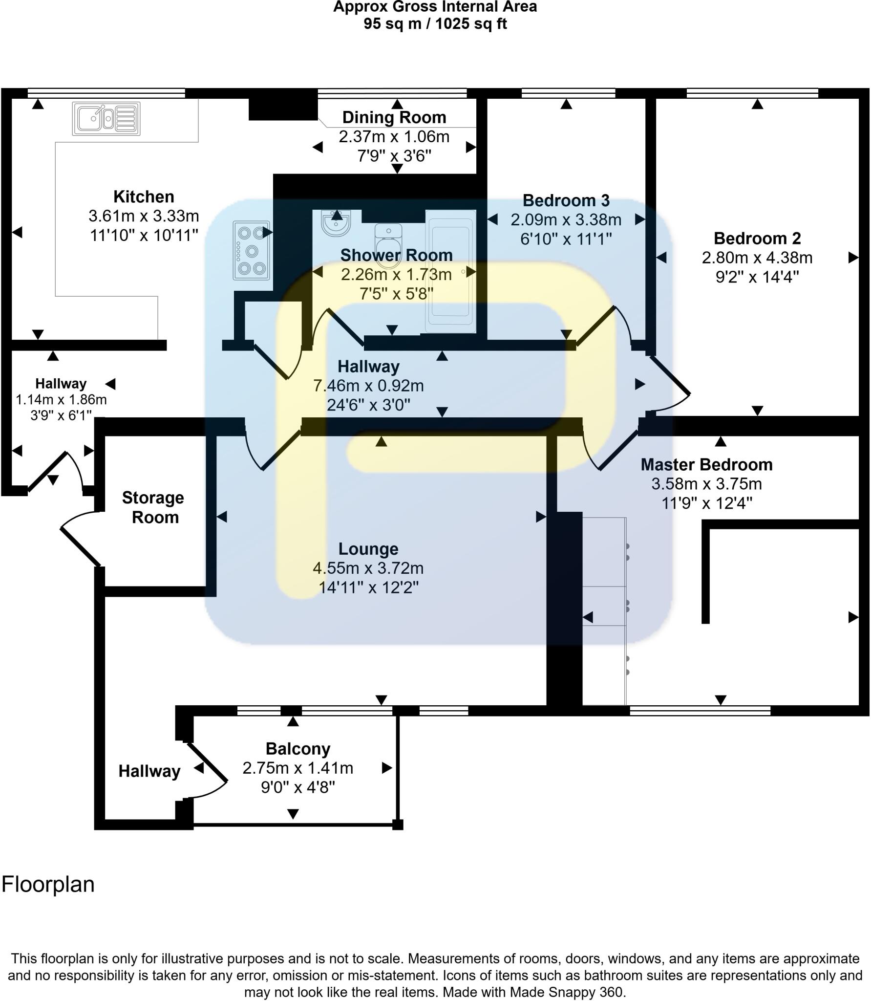 Argyle Street, Alnmouth, Northumberland, NE66 2SB floorplan