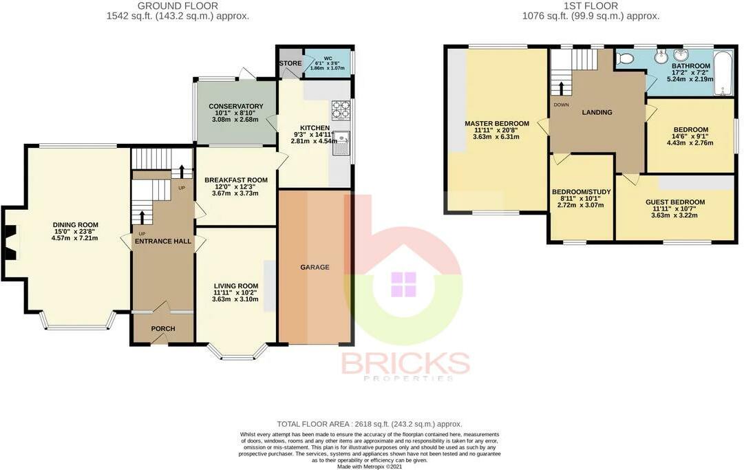 1 Kingsdale Road floorplan