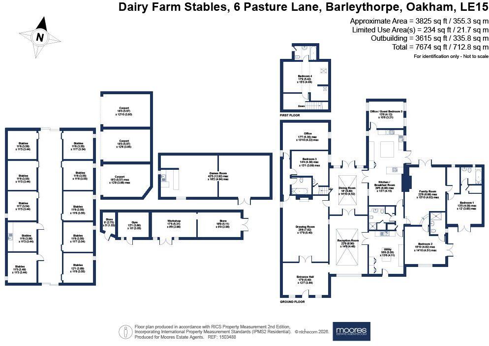 Dairy Farm Stables, Barleythorpe floorplan