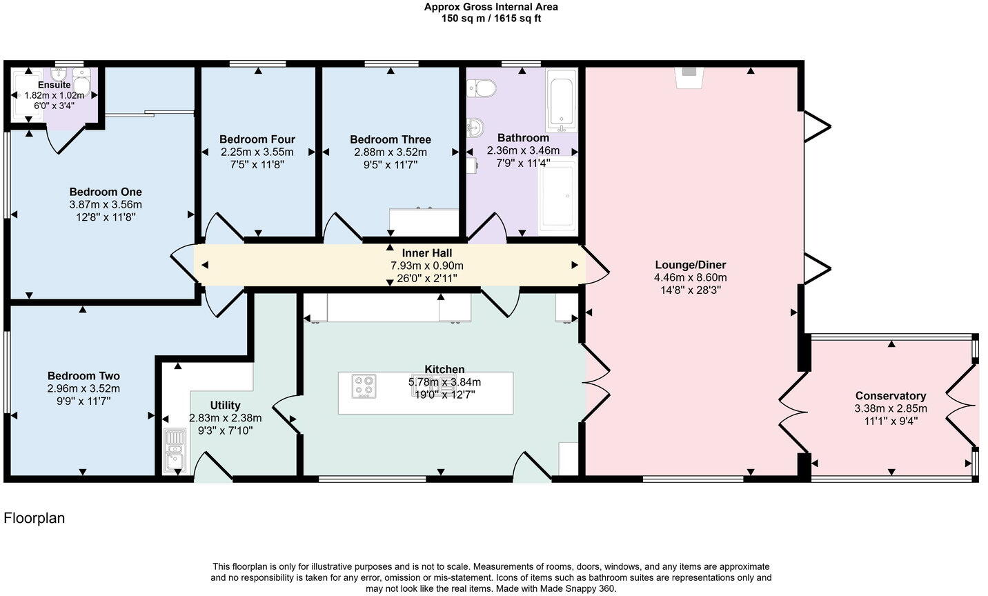 Pwll Y Bont, Meliden, Denbighshire LL19 8LW floorplan